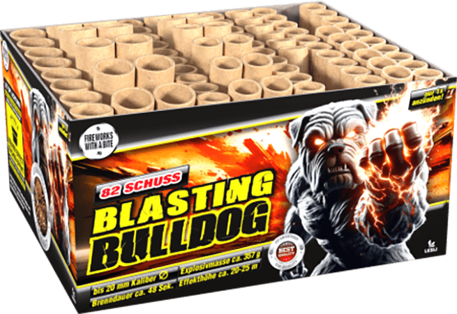 Feuerwerkskörper Lesli_Blasting Bulldog, Feuerwerksbatterie