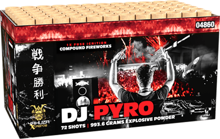 Feuerwerkskörper Lesli_Dj-Pyro-72, Feuerwerksbatterie