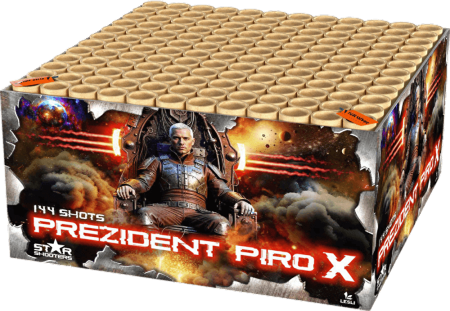 Feuerwerkskörper Lesli_Prezident-Piro-X, Feuerwerksbatterie