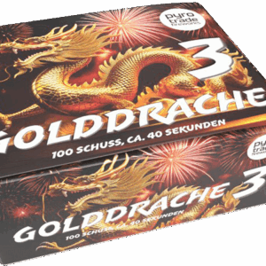 Feuerwerkskörper Pyrotrade_Golddrache-3, Feuerwerksbatterie