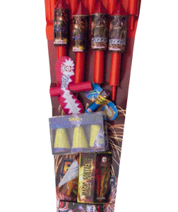 Feuerwerkskörper Pinto Fire&Light Raketenset, Feuerwerksraketen