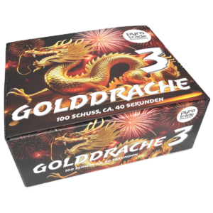 Feuerwerkskörper, Pyrotrade, Golddrache 3, Feuerwerksbatterie