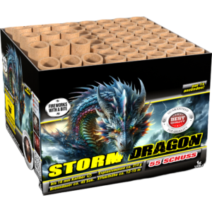 Feuerwerkskörper, Lesli, Storm Dragon, Feuerwerksbatterie, Fireworks with a Bite
